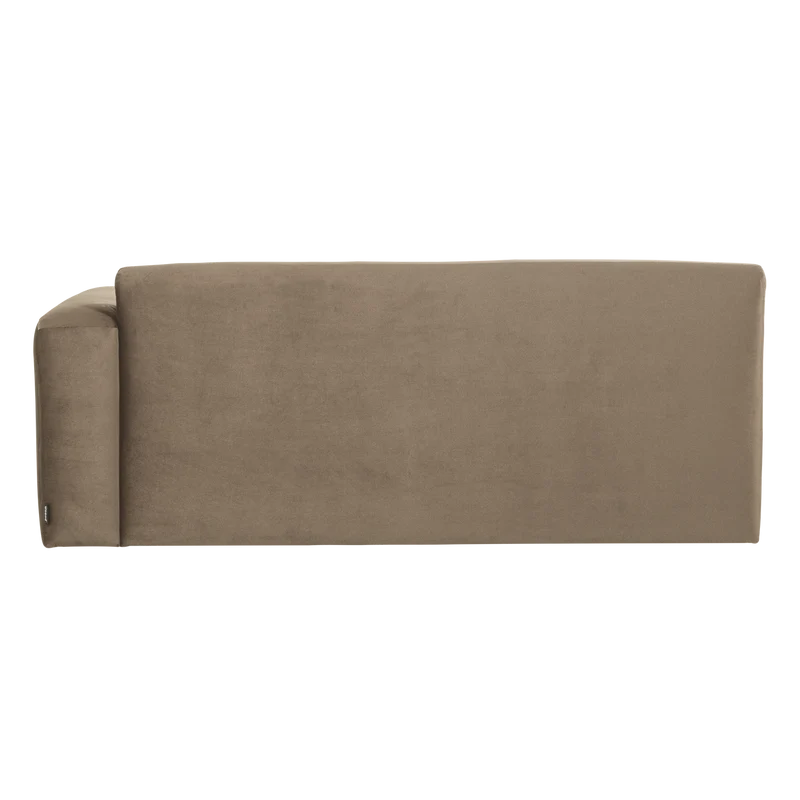 Mojo Base 2-Sitzer-Element Armlehne rechts Samt Khaki