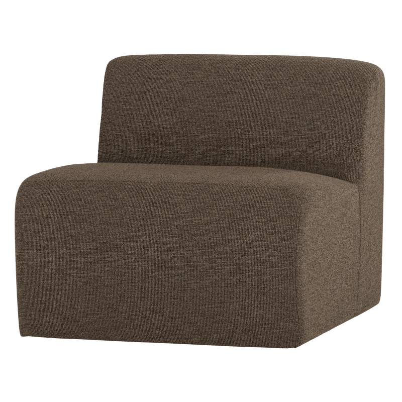 Mojo Base 1-Sitzer-Element bouclé Braun melange