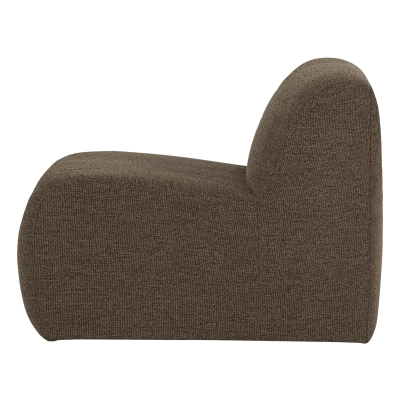 Mojo Base 1-Sitzer-Element bouclé Braun melange