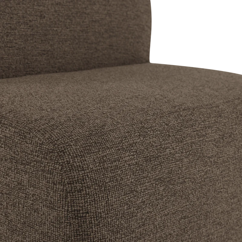 Mojo Base 1-Sitzer-Element bouclé Braun melange