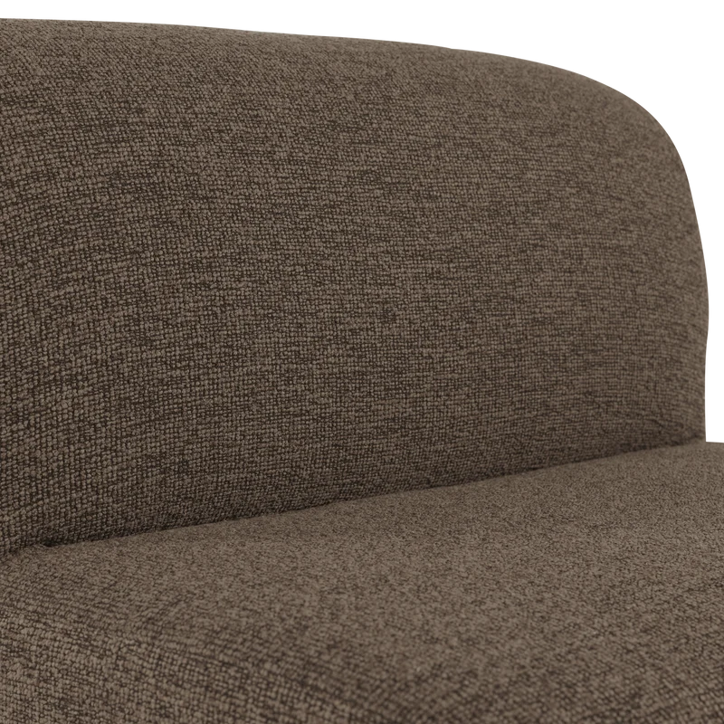 Mojo Base 1-Sitzer-Element bouclé Braun melange