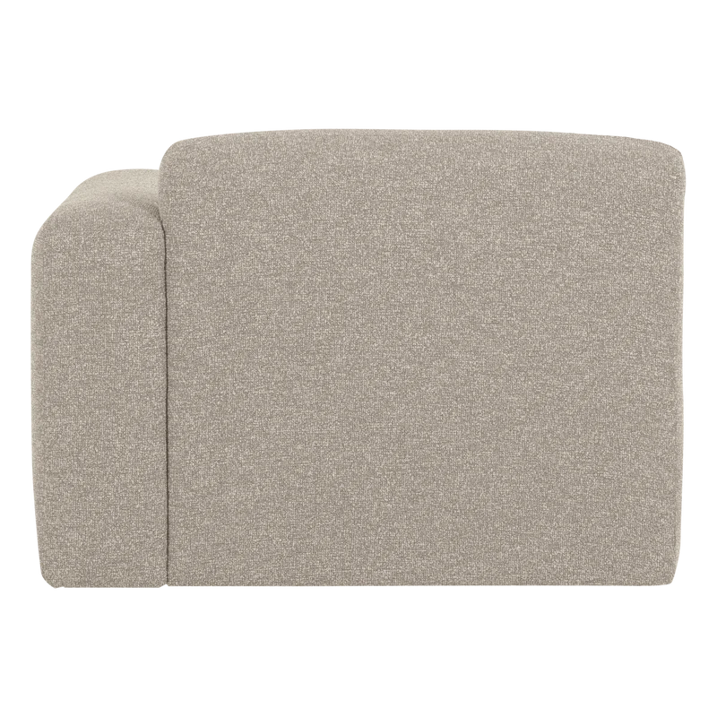 Mojo Base 1-Sitzer-Element Armlehne rechts Bouclé Beige
