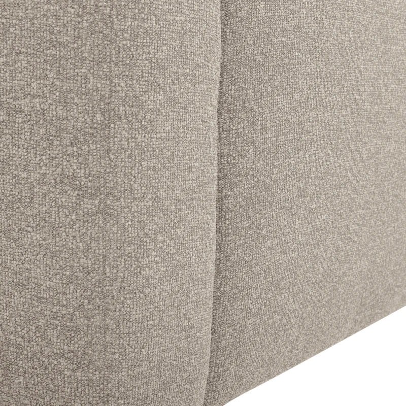 Mojo Base 1-Sitzer-Element Armlehne rechts Bouclé Beige