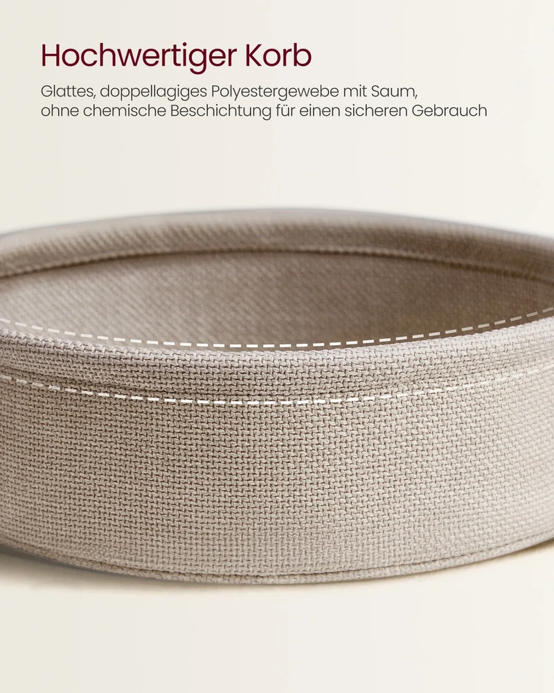Couchtisch – Oval – Stauraum – Stahl und Spanplatte