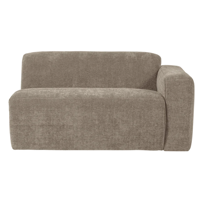 Mojo Base 1,5-Sitzer-Element Armlehne rechts Rib Dunkelsand