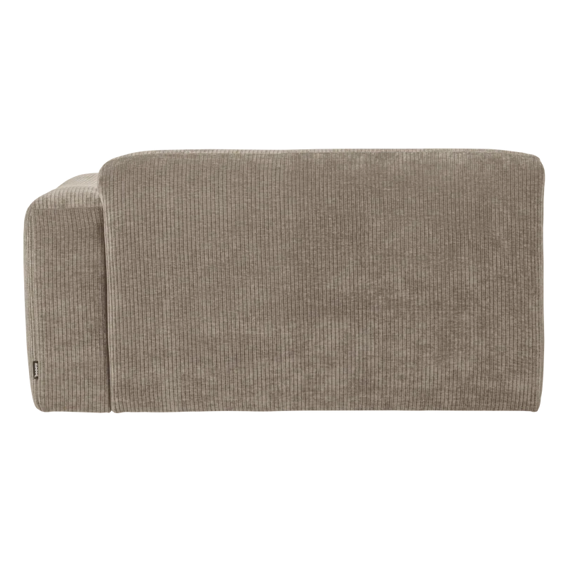 Mojo Base 1,5-Sitzer-Element Armlehne rechts Rib Dunkelsand