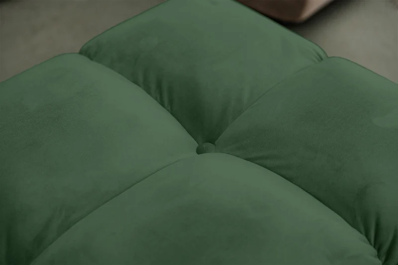 KAWOLA Sessel VIVIEN Drehsessel Velvet smaragd