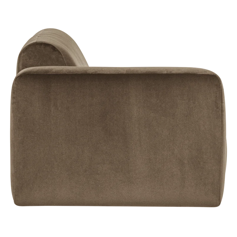 Mojo Base 1,5-Sitzer-Element Armlehne links Samt Taupe