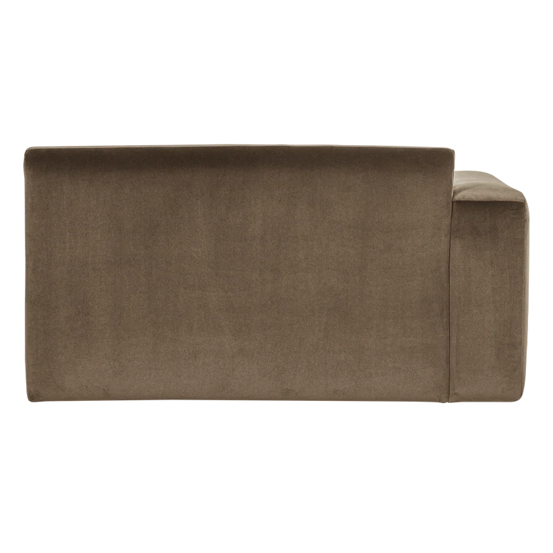Mojo Base 1,5-Sitzer-Element Armlehne links Samt Taupe