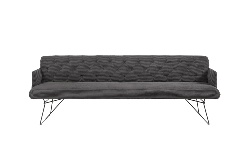 KAWOLA Esszimmerbank CHARME Cord grau