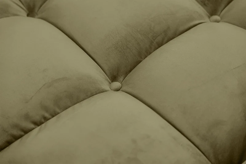 KAWOLA Big Sofa VIVIEN Velvet oliv