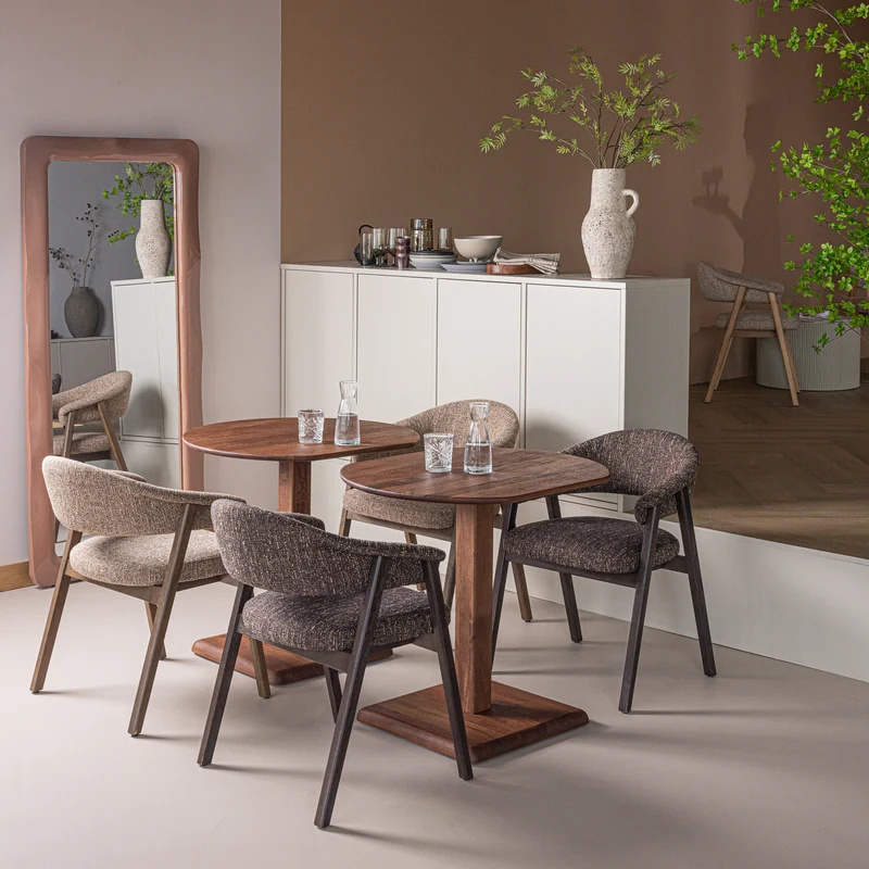 Feno bistro beistelltisch mangoholz braun