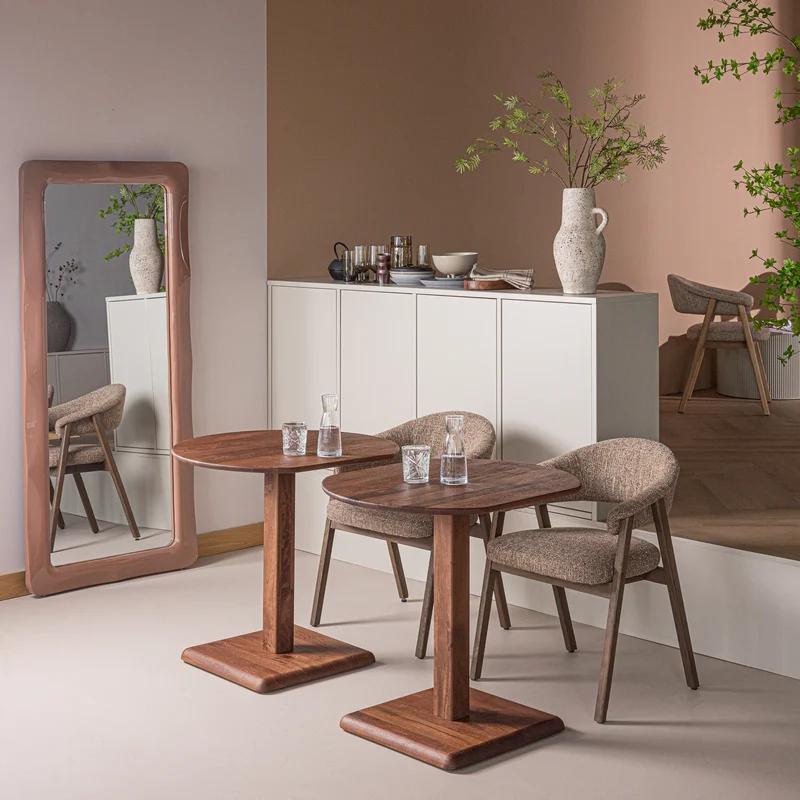 Feno bistro beistelltisch mangoholz braun