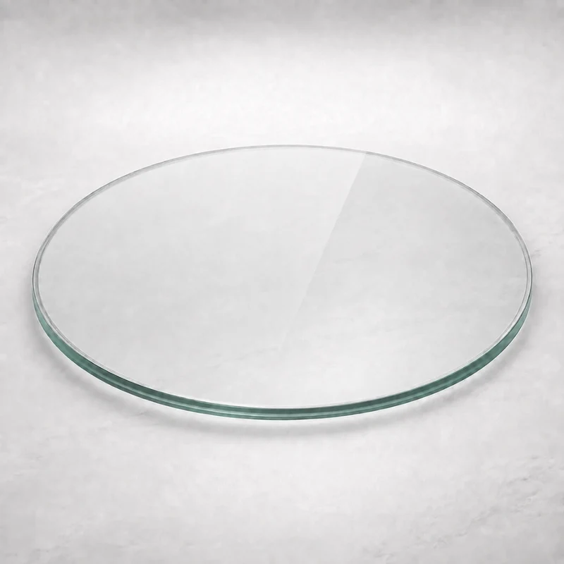 Glasplatte TERRY 30cm Rund 8mm Gehärtetes Glas Platzteller