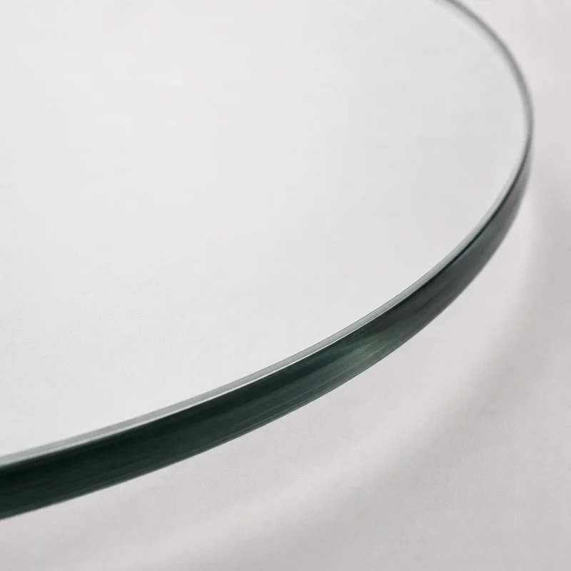 Glasplatte TERRY 30cm Rund 8mm Gehärtetes Glas Platzteller