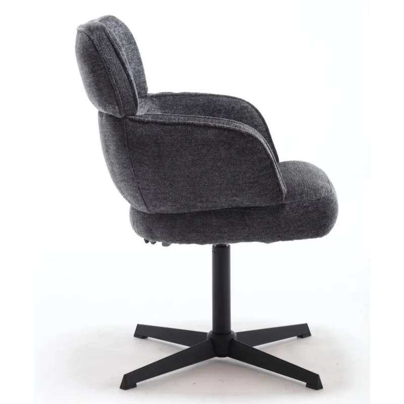 Exklusives 2er-Set Hochlehner Drehstuhl 360° MASSIMO anthrazit