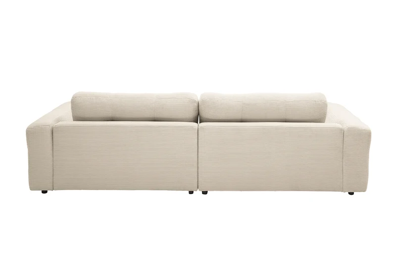 KAWOLA Sofa MIKA Ecksofa Cord cremeweiß