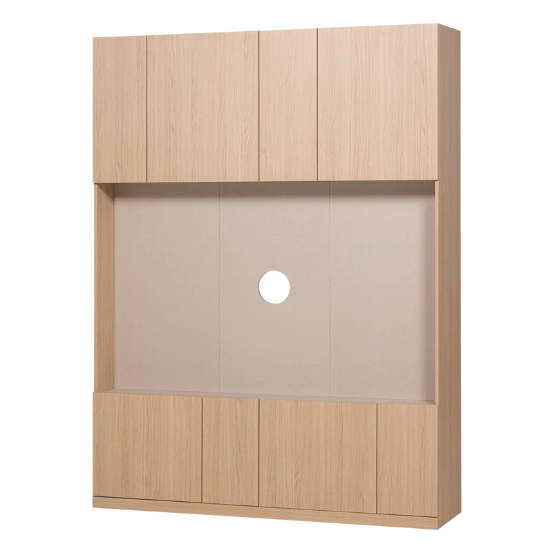 Build TV-Ablageschrank 160 cm Eichendekor Natur