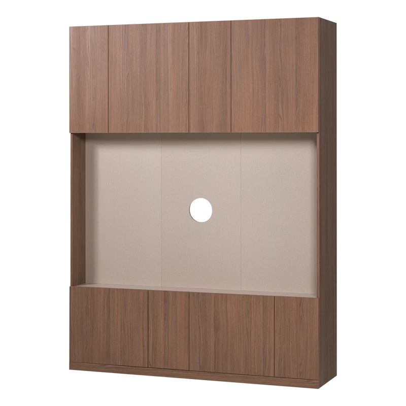 Build TV-Ablageschrank 160 cm Eichendekor Braun