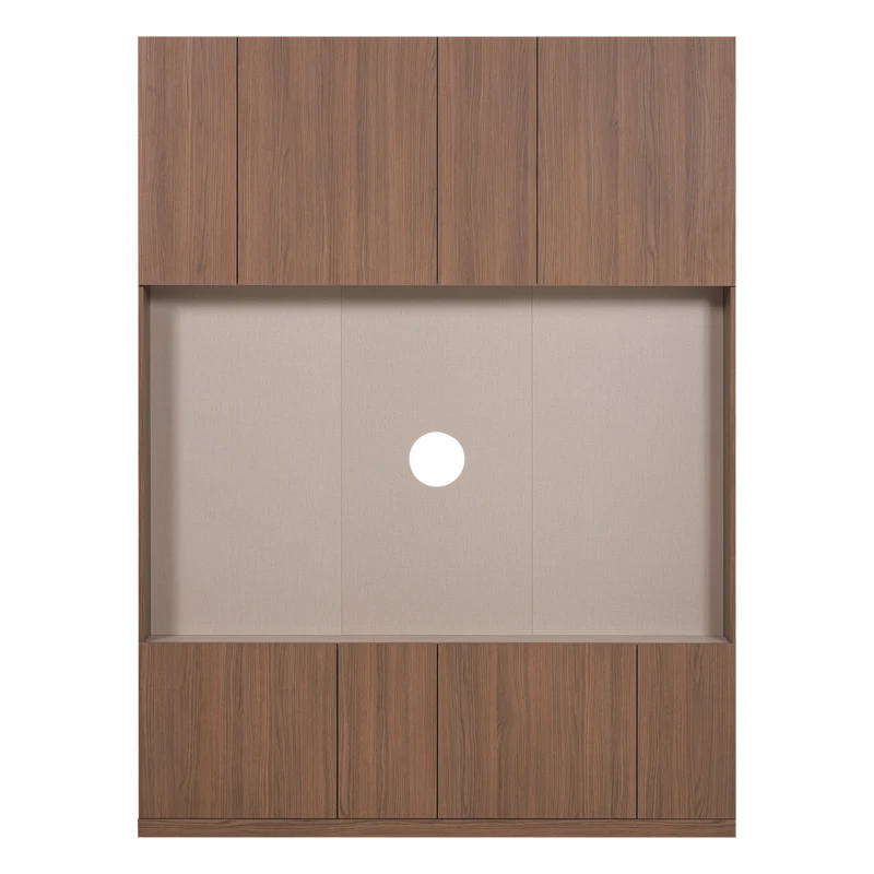 Build TV-Ablageschrank 160 cm Eichendekor Braun