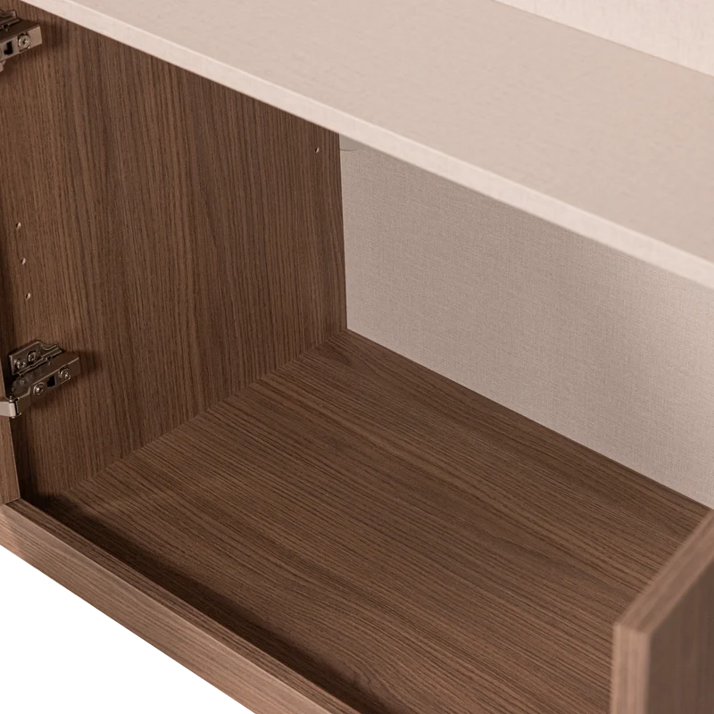 Build TV-Ablageschrank 160 cm Eichendekor Braun