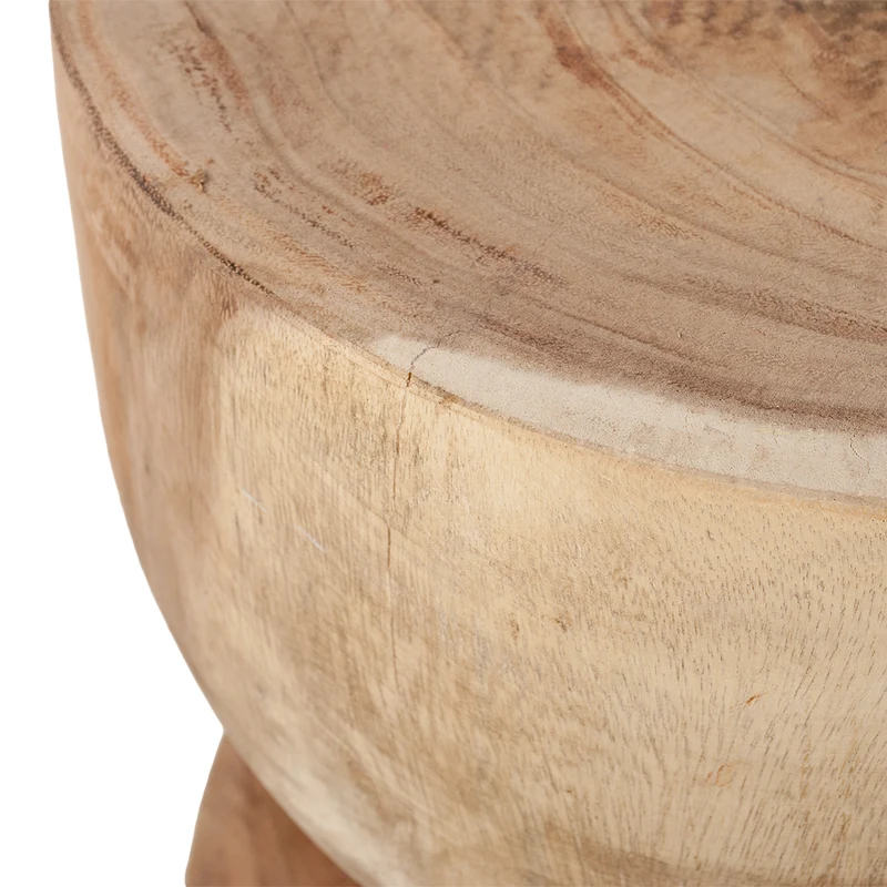 Suar Hocker FEBRY-unbehandelt ca. H45cm