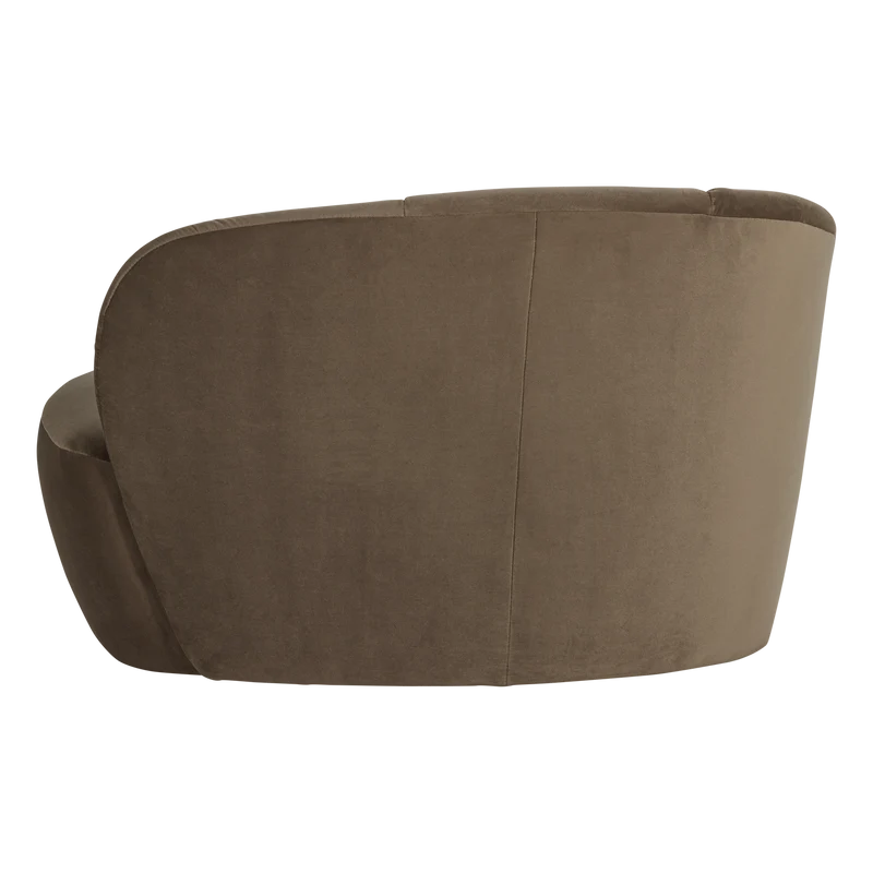 Mojo 2-Sitzer Bank links Samt Taupe
