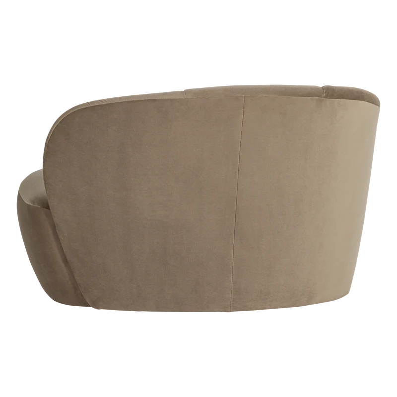 Mojo 2-Sitzer Bank links Samt Khaki