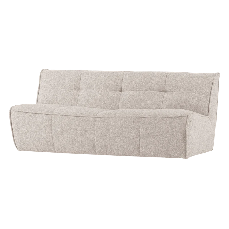 Cluster 3-sitzer sofa bouclé sand beige