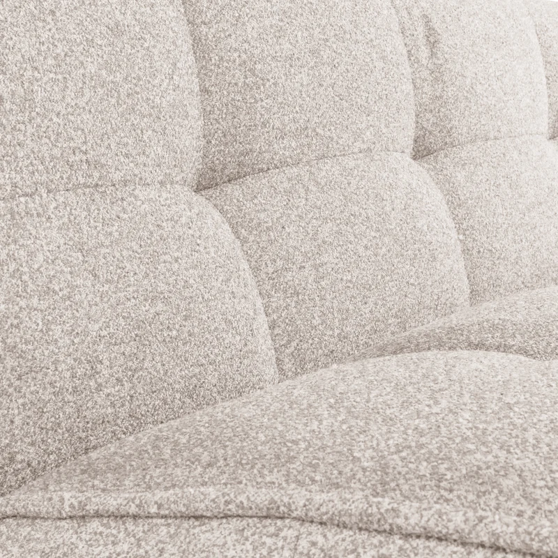 Cluster 3-sitzer sofa bouclé sand beige