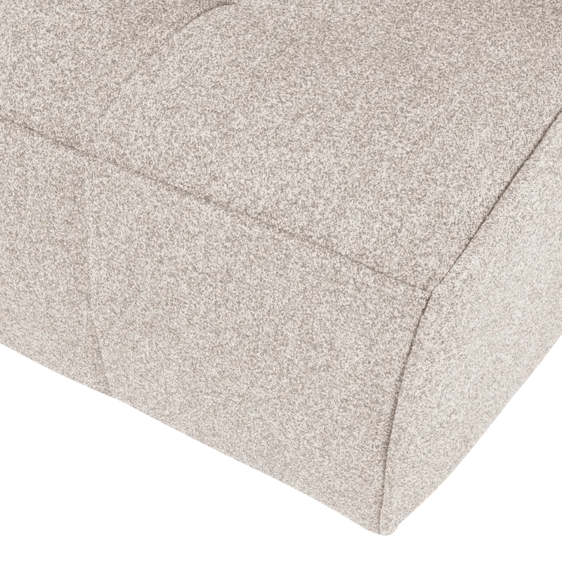 Cluster 3-sitzer sofa bouclé sand beige
