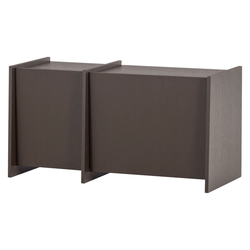 Brock tv-möbel 102 cm asche furnier mittelbraun