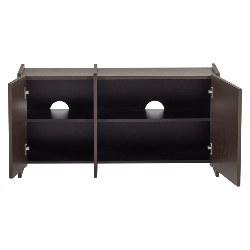 Brock tv-möbel 102 cm asche furnier mittelbraun