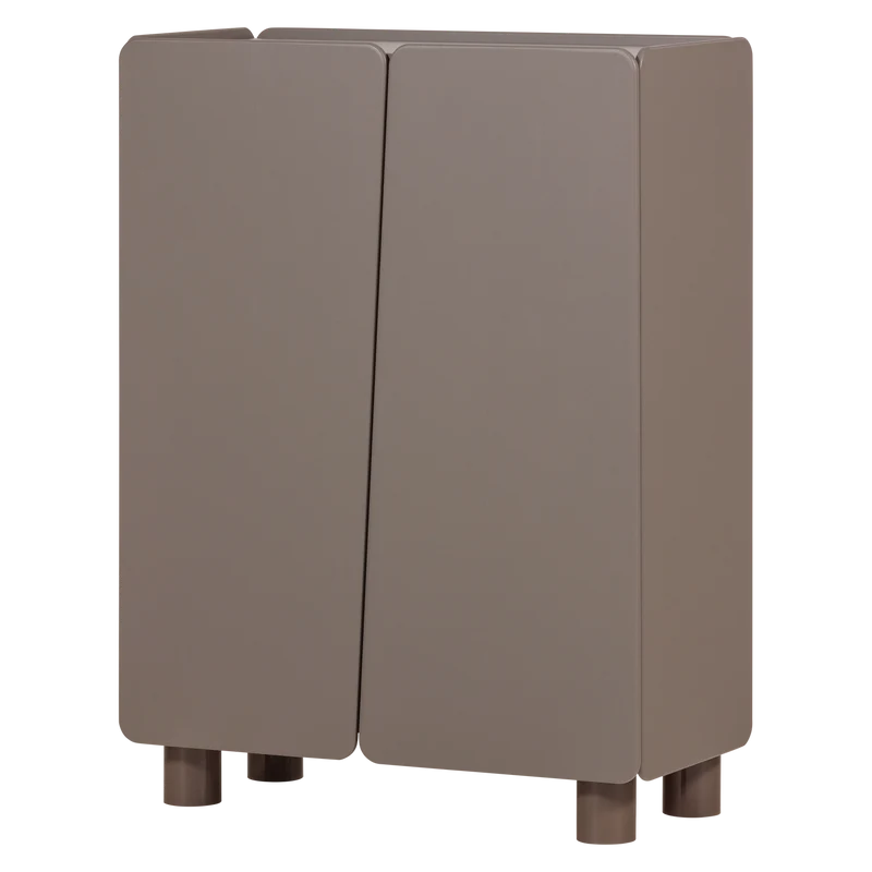 Root 2-türen schrank kiefer truffle braun