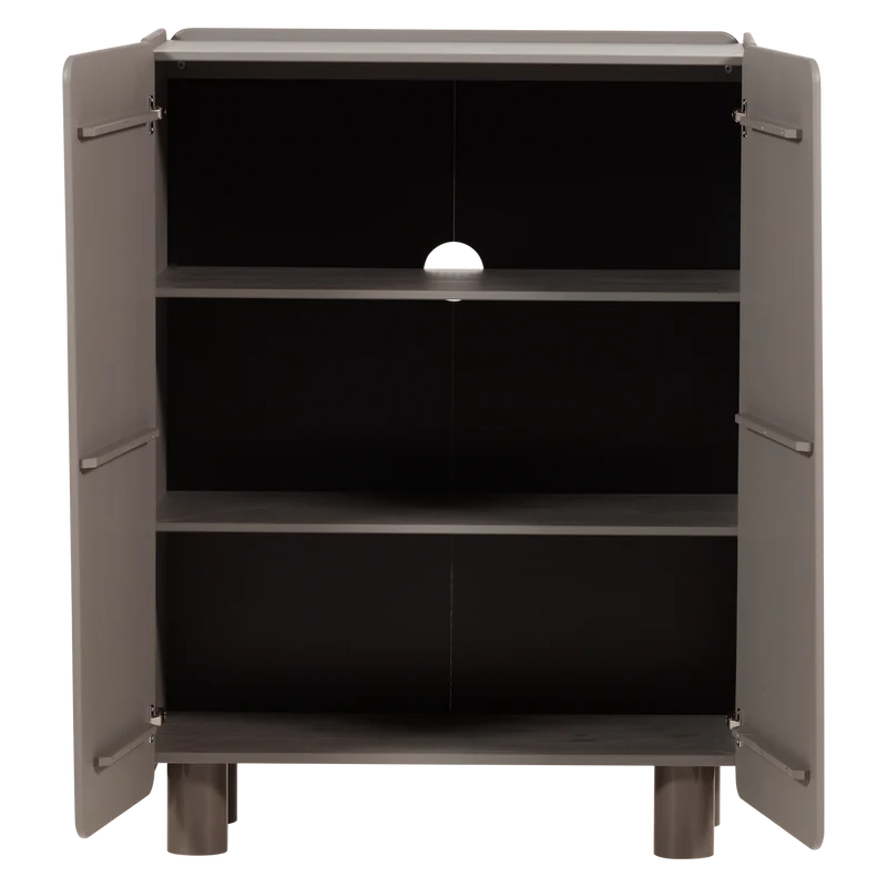 Root 2-türen schrank kiefer truffle braun