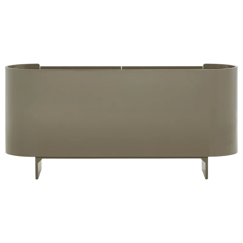 Liora TV-Möbel/Sideboard aus Hochglanzholz in Grün