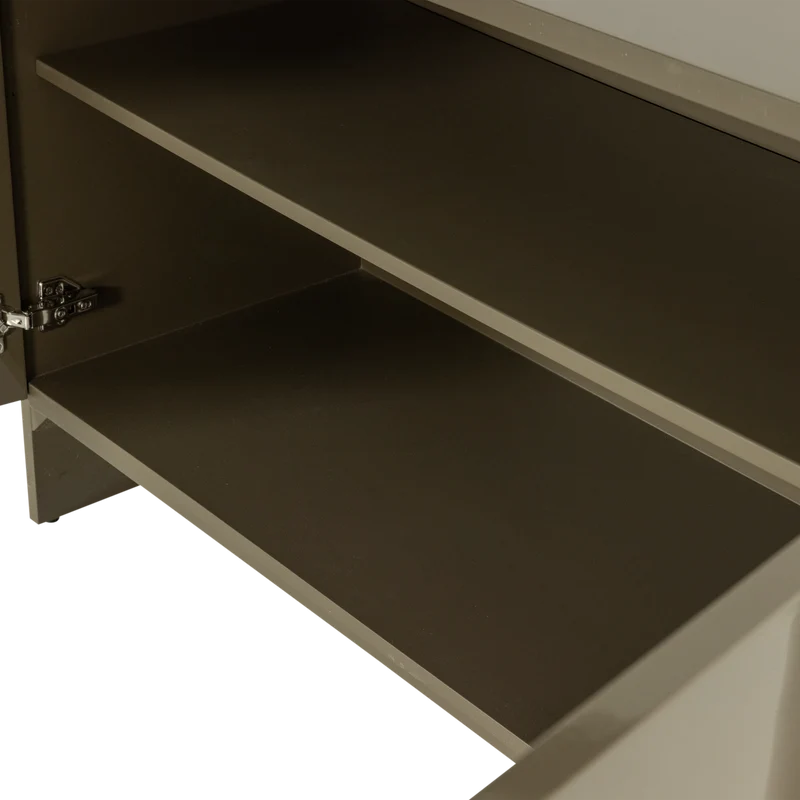 Liora TV-Möbel/Sideboard aus Hochglanzholz in Grün