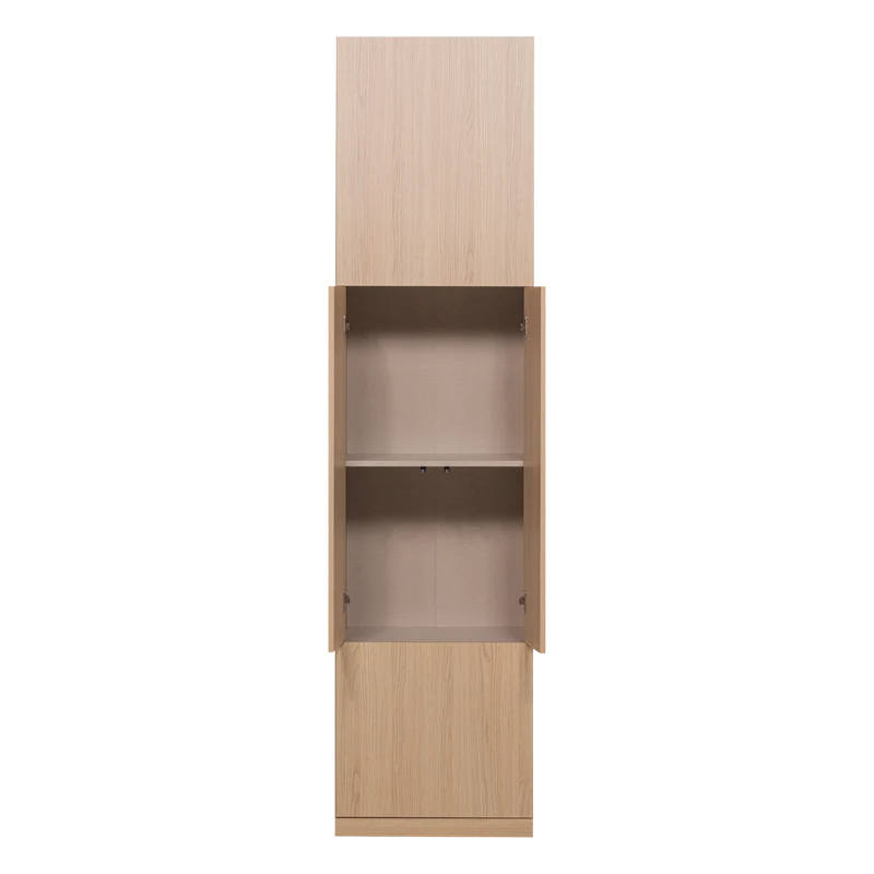 Build schmaler ablageschrank eichendekor natur 54 cm
