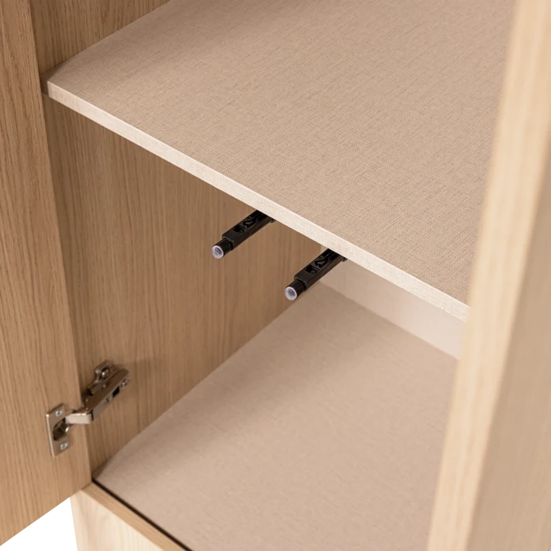 Build schmaler ablageschrank eichendekor natur 54 cm