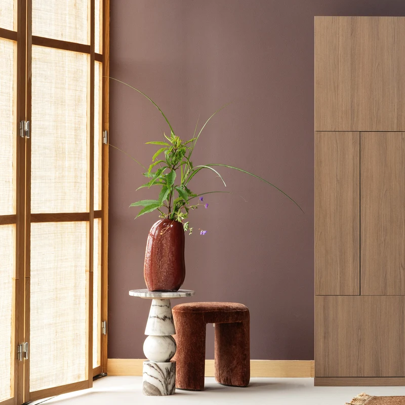 Build schmaler Ablageschrank 54 cm Eichendekor Braun