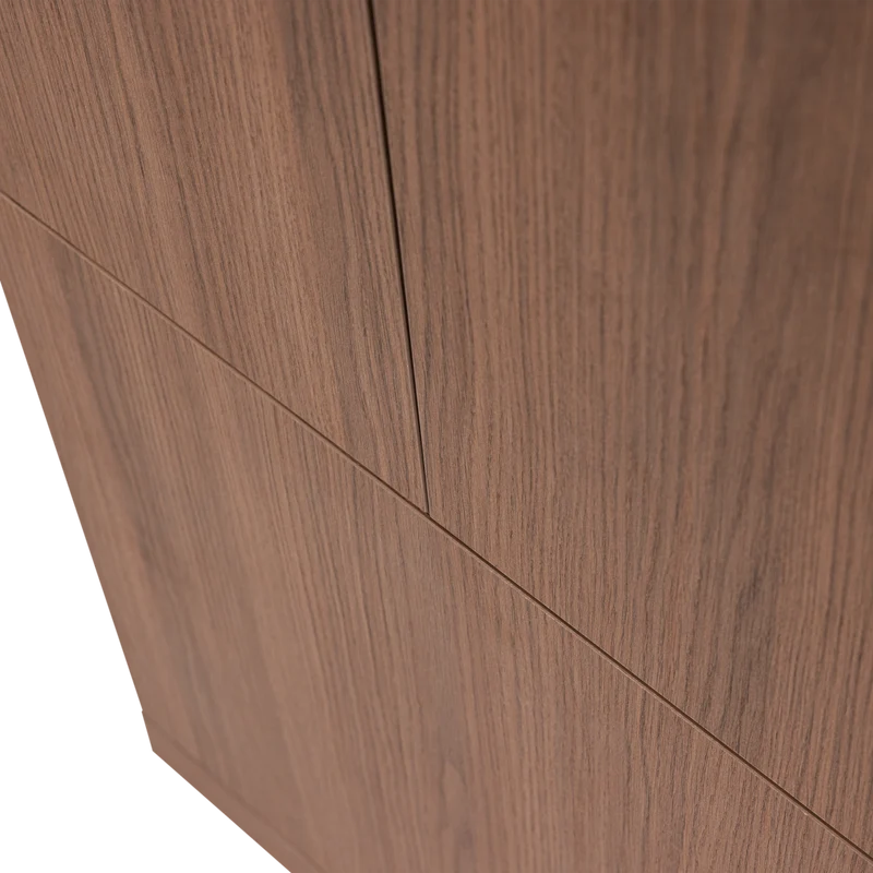 Build schmaler Ablageschrank 54 cm Eichendekor Braun