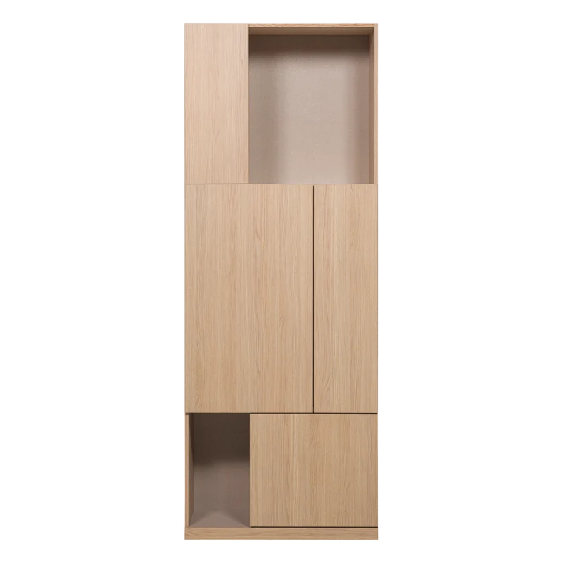 Build ablageschrank 80 cm eichendekor natur