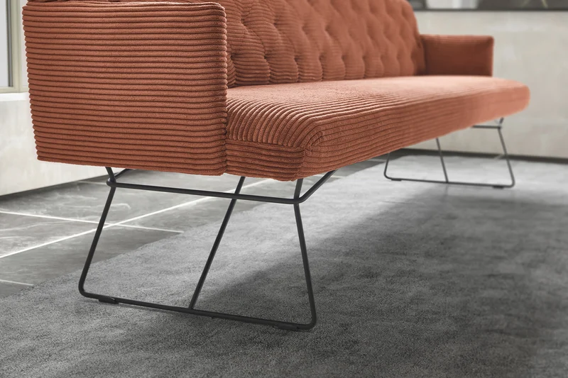 KAWOLA Esszimmerbank CHARME Cord rost