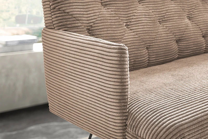 KAWOLA Esszimmerbank CHARME Cord taupe