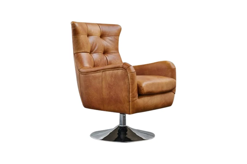 KAWOLA Sessel Relexa Leder cognac B/H/T: 69x77x95cm
