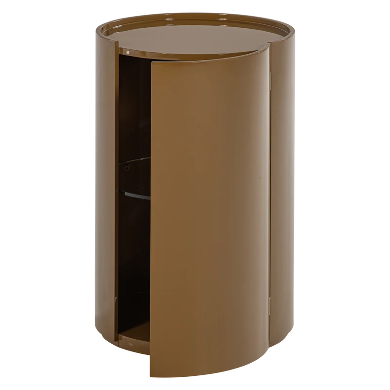 Sera runder schrank 72 x ø45 cm holz glanz honinggelb