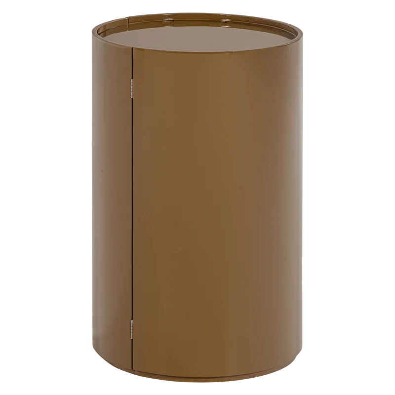 Sera runder schrank 72 x ø45 cm holz glanz honinggelb
