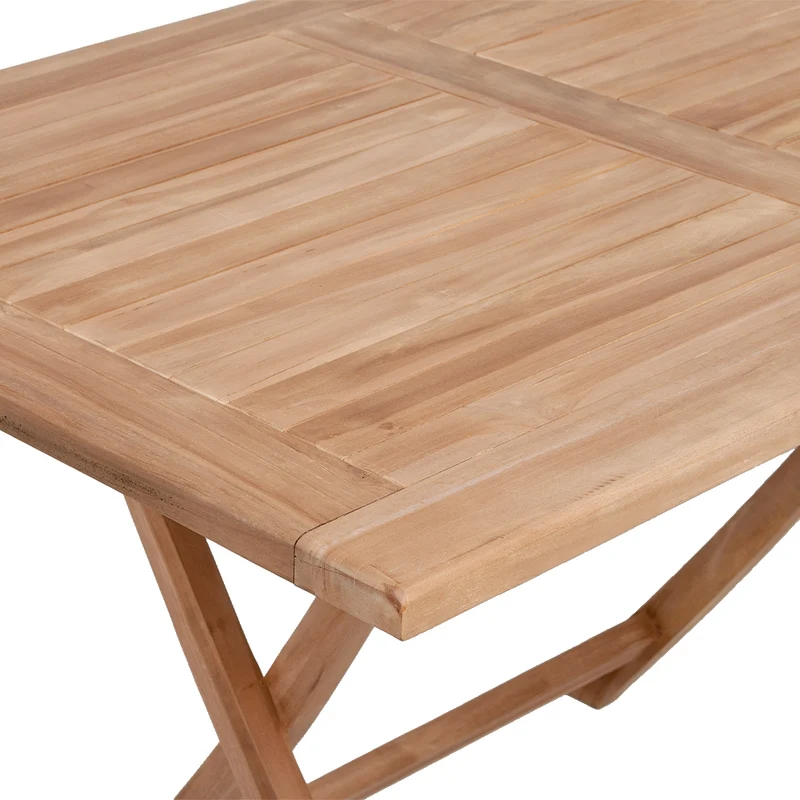 Teak Klapptisch KURSI ca. L120cm Natural Gartentisch