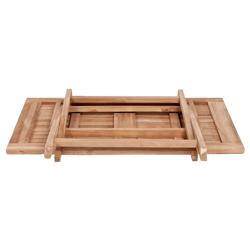 Teak Klapptisch KURSI ca. L120cm Natural Gartentisch