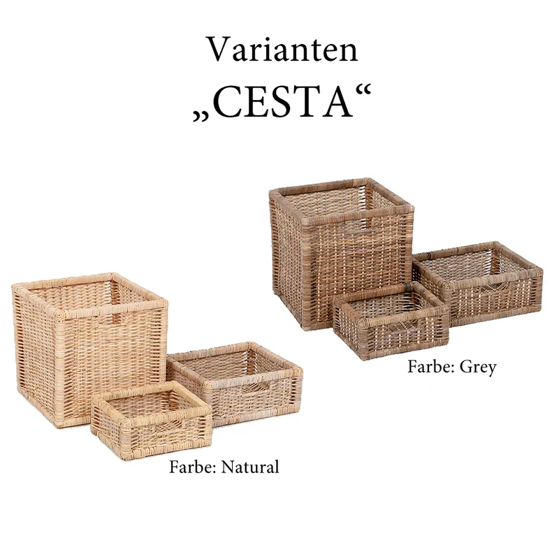 Rattan Korb CESTA-Big Natural